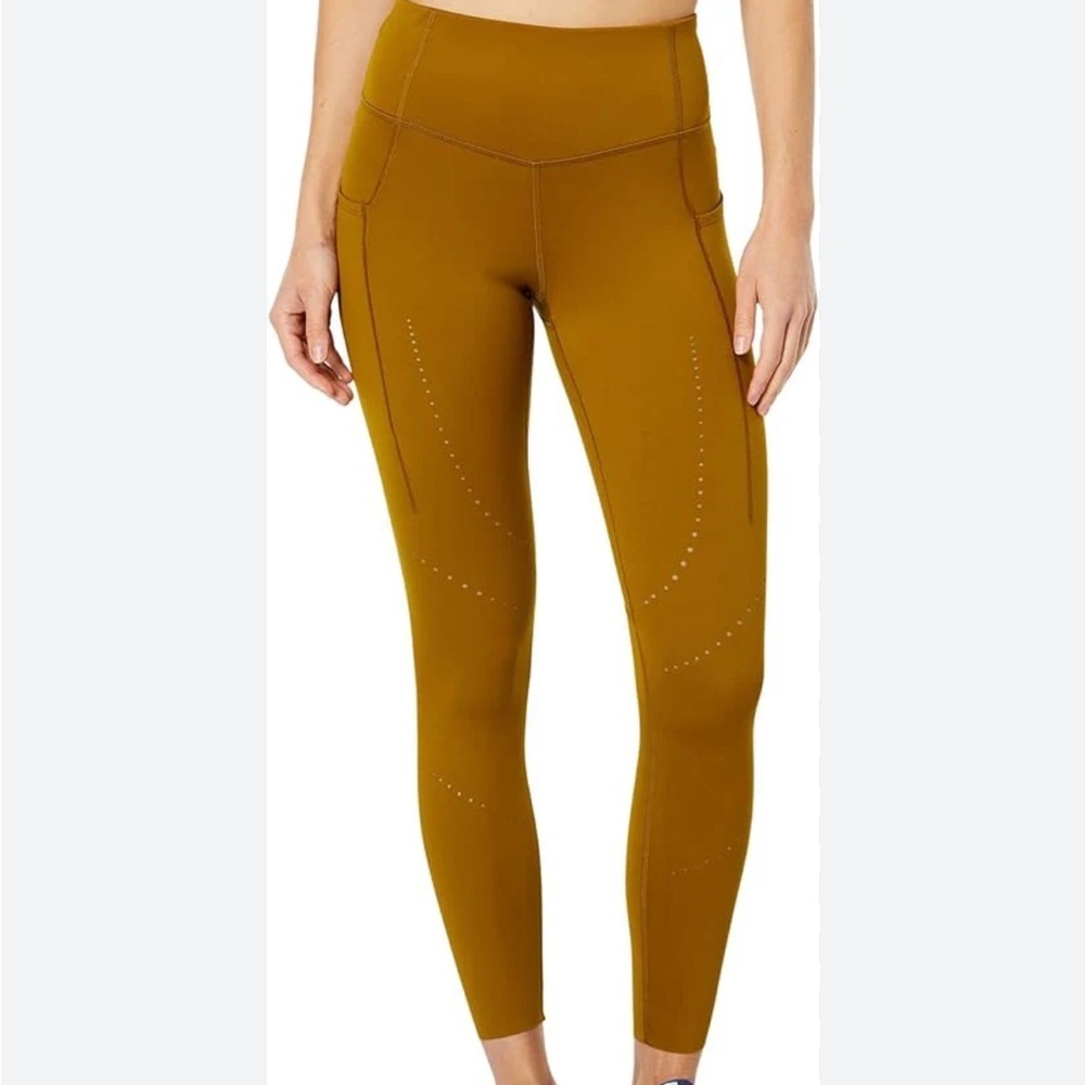 Brooks Brooks Method 7/8 Women's Tight Golden Yellow Size Medium